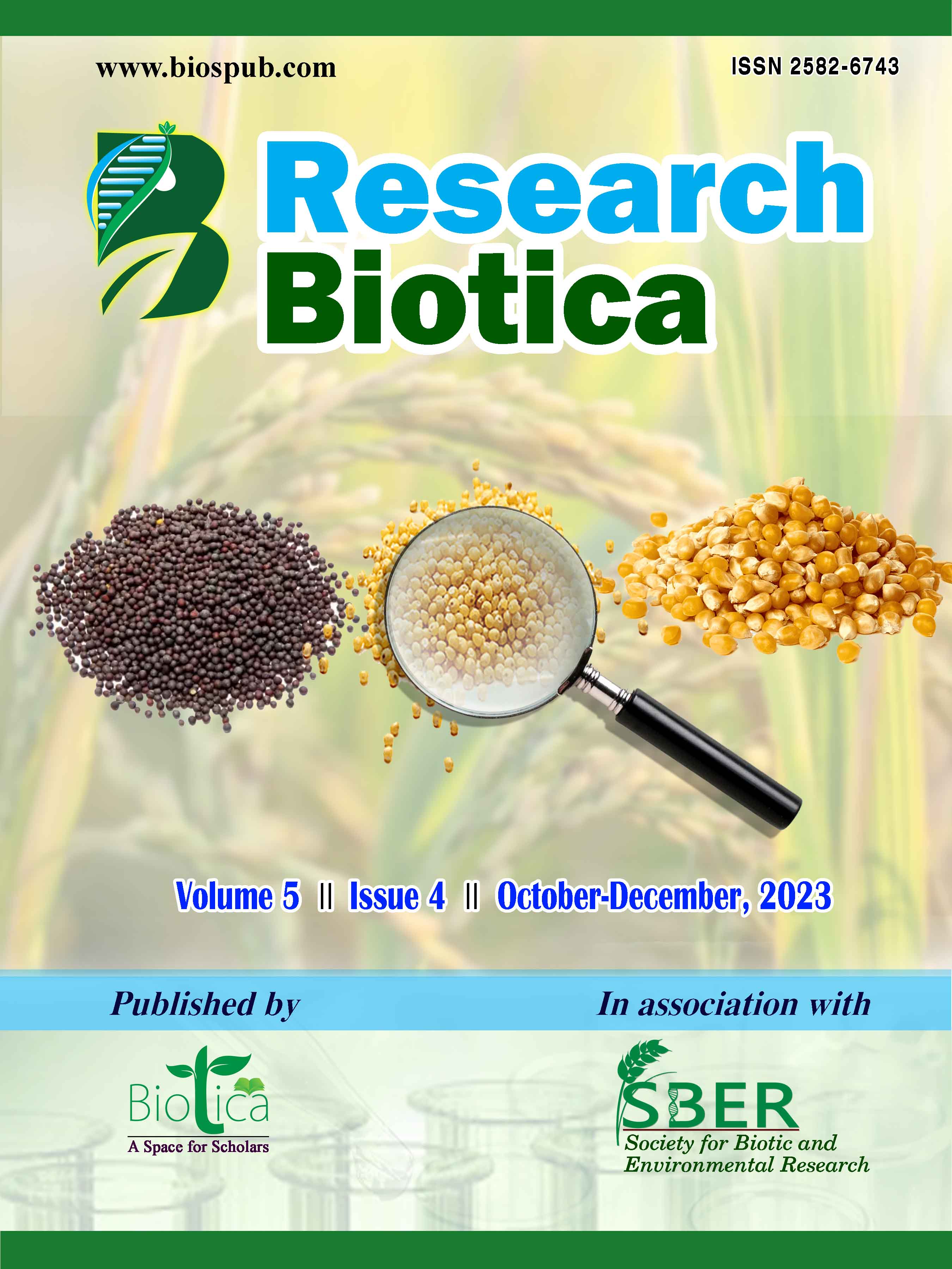 Research Biotica Vol 5 Issue 4 Cover Page